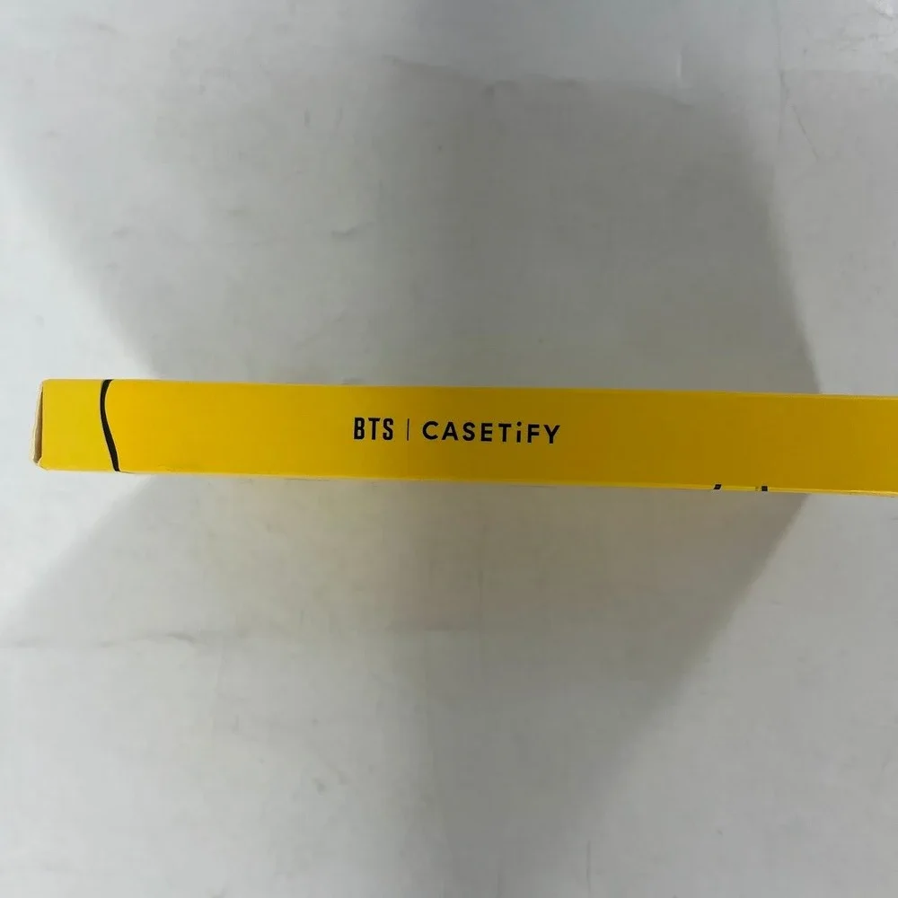 BTS x Casetify Butter iPhone 13 Pro Max Impact Case Yellow Heart K-Pop Merch NEW